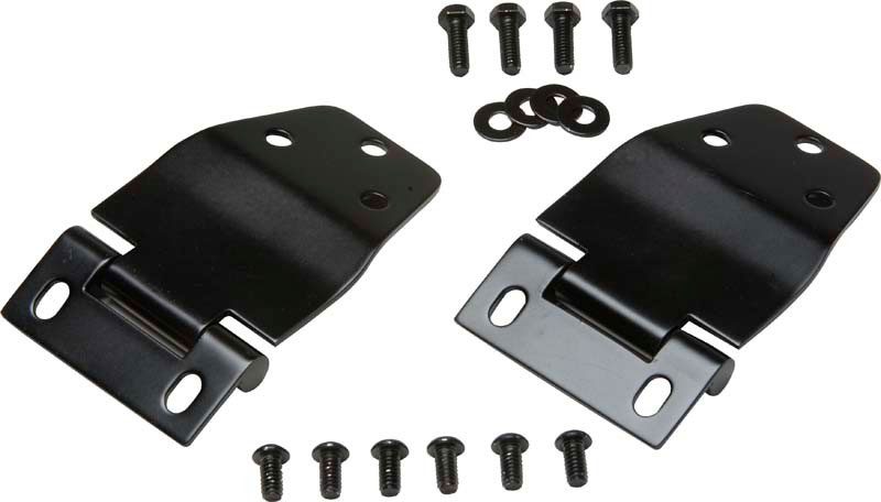 Kentrol 50421 | 77-86 Jeep CJ7 Hardtop Liftgate Hinge Pair - Powdercoat Black; 1977-1986