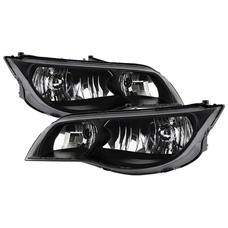 SPYDER 9035654 | xTune Saturn ION Coupe 03-07 (Not Sedan) OEM Style Headlights - Black HD-JH-SAION-2D-BK; 2003-2007