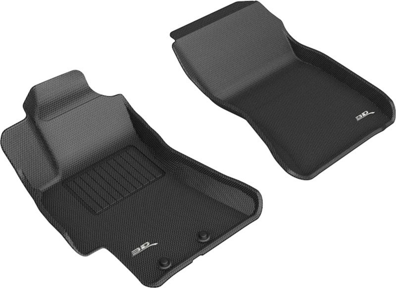 3D Maxpider l1sb02511509 | 3D MAXpider 08-11 Subaru Impreza / WRX / 08-14 Impreza WRX STI Kagu 1st Row Floormats - Black; 2008-2011