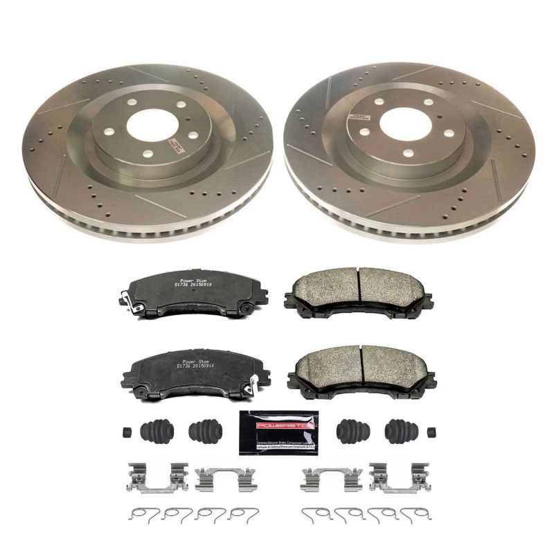 PowerStop k8415 | Power Stop 2019 Infiniti QX50 Front Z23 Evolution Sport Brake Kit; 2019-2019