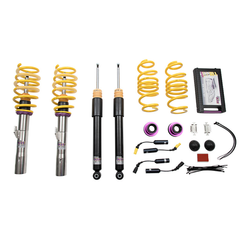 KW 1021000T | KW Suspension KW Coilover Variant 1 Inox Audi S3 Quattro; 2015-2019