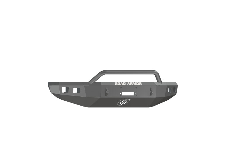 Road Armor 914r4b | 14-20 Toyota Tundra Stealth Front Winch Bumper w/Pre-Runner Guard - Tex Blk; 2014-2020