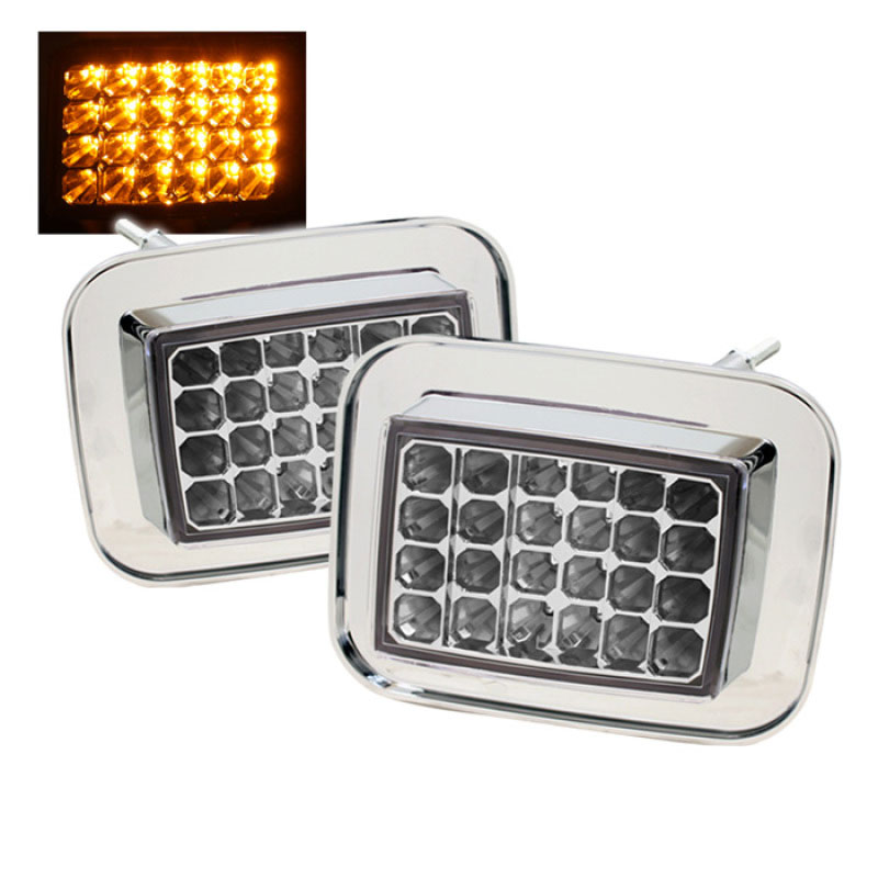 SPYDER 5016683 | xTune Hummer H2 Corner Lights - Clear; 2000-2013