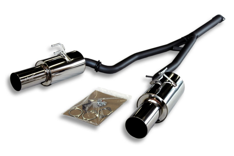 HKS 31008-bm001 | 08-09 Evo 10 Hi-Power Dual Tip Catback Exhaust; 2008-2009