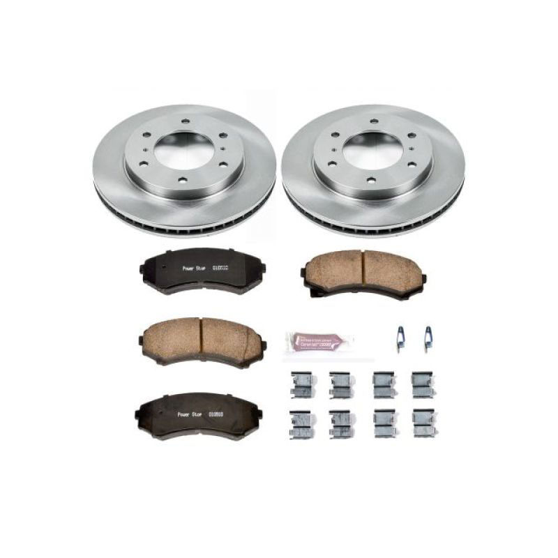 PowerStop koe148 | Power Stop 01-06 Mitsubishi Montero Front Autospecialty Brake Kit; 2001-2006