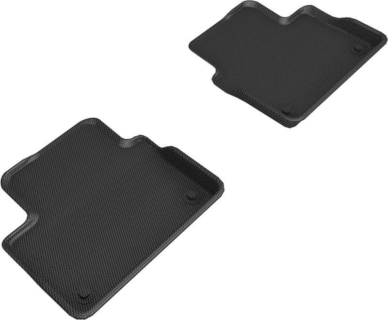 3D Maxpider l1vv03921509 | 3D MAXpider 19-21 Volvo S60 / V60 Hybrid Kagu 2nd Row Floormats - Black; 2019-2021