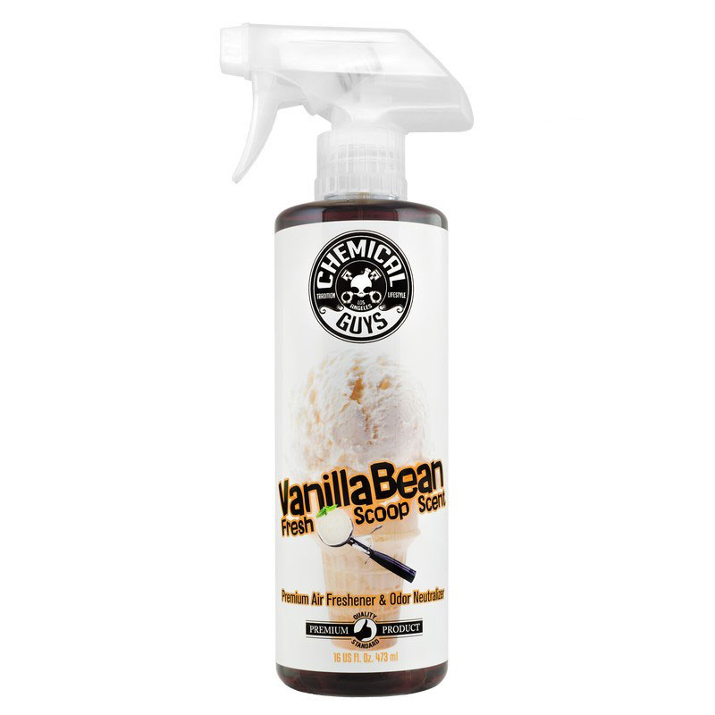 Chemical Guys air23116 | Vanilla Bean Air Freshener & Odor Eliminator - 16oz (P6)