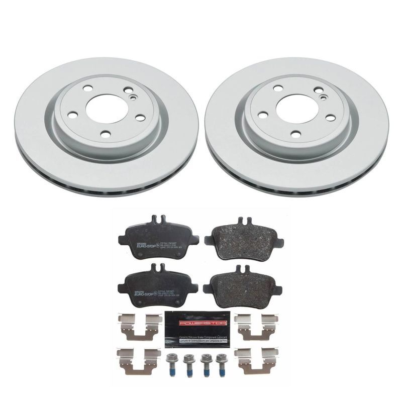 PowerStop esk7378 | Power Stop 14-19 Mercedes-Benz CLA250 Rear Euro-Stop Brake Kit; 2014-2019