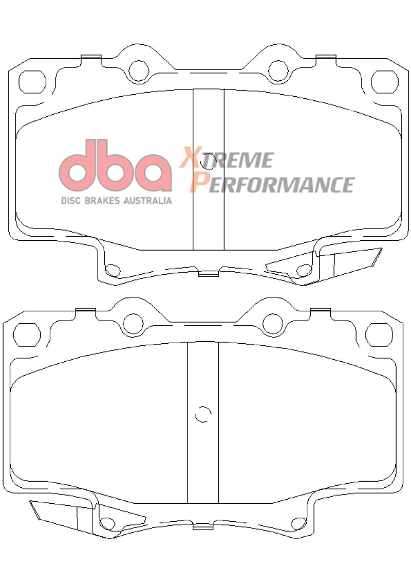 DBA db1199xp | 91-96 Toyota Land Cruiser XP650 Front Brake Pads; 1991-1996