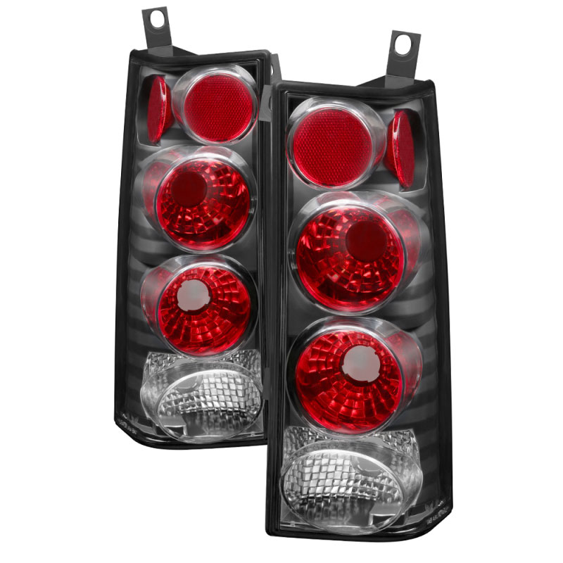 SPYDER 9036538 | xTune Chevy Express Van 03-08 / GMC Savana 03-08 Euro Style Tail Lights -Black ALT-JH-CEXP03-BK; 2003-2008