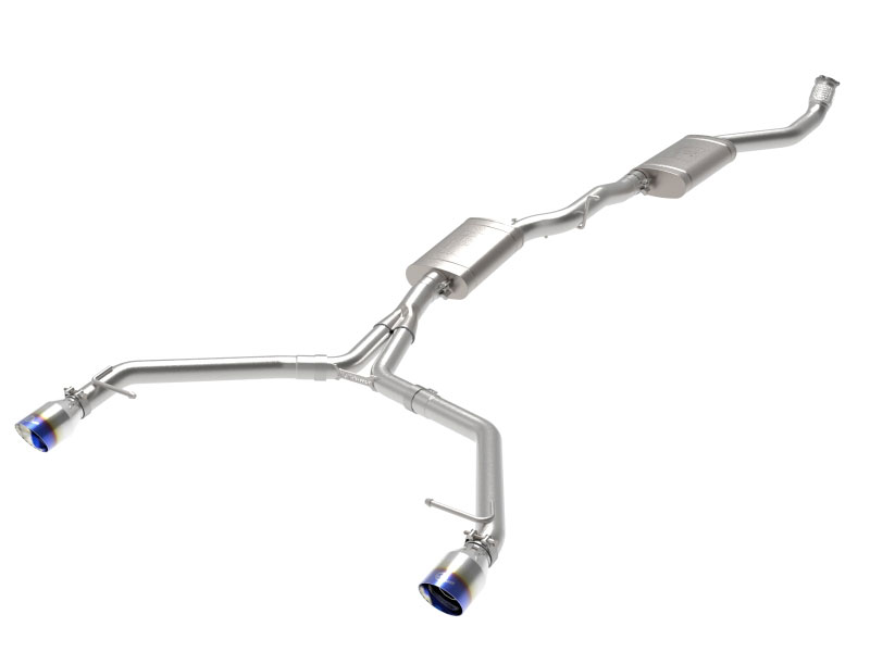 aFe 49-36438-l | afe MACH Force-Xp 13-16 Audi Allroad L4 SS Cat-Back Exhaust w/ Blue Flame Tips; 2013-2016