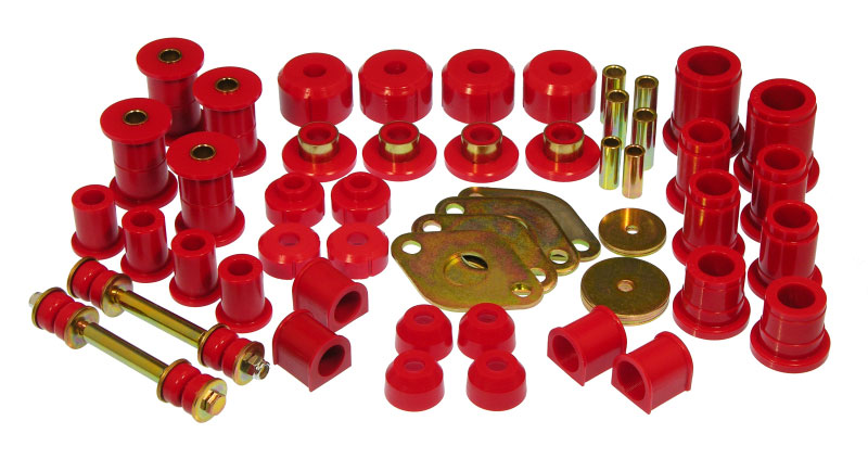 Prothane 18-2005 | 89-94 Toyota Truck 4wd Total Kit - Red; 1989-1994