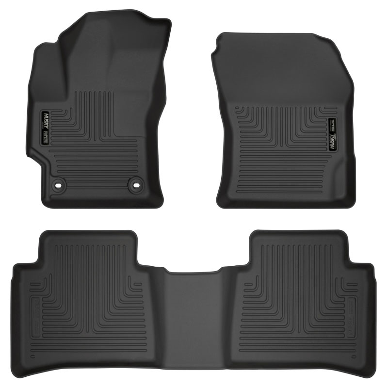 Husky Liners 95751 | 2020 Toyota Corolla Weatherbeater Black Front & 2nd Seat Floor Liners; 2020-2022