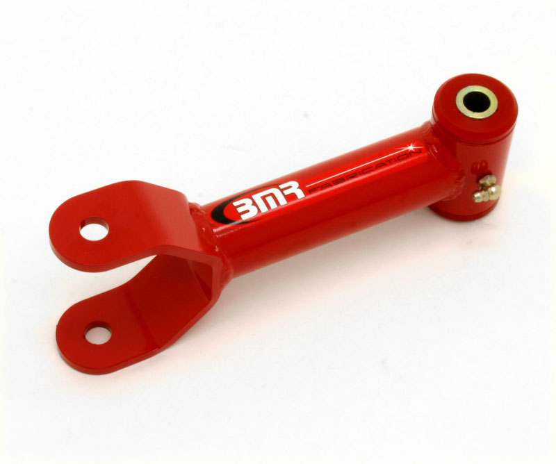 BMR Suspension UTCA017R | BMR Tubular Upper Control Arm w/poly bushing Mustang V8 Red; 2005-2010