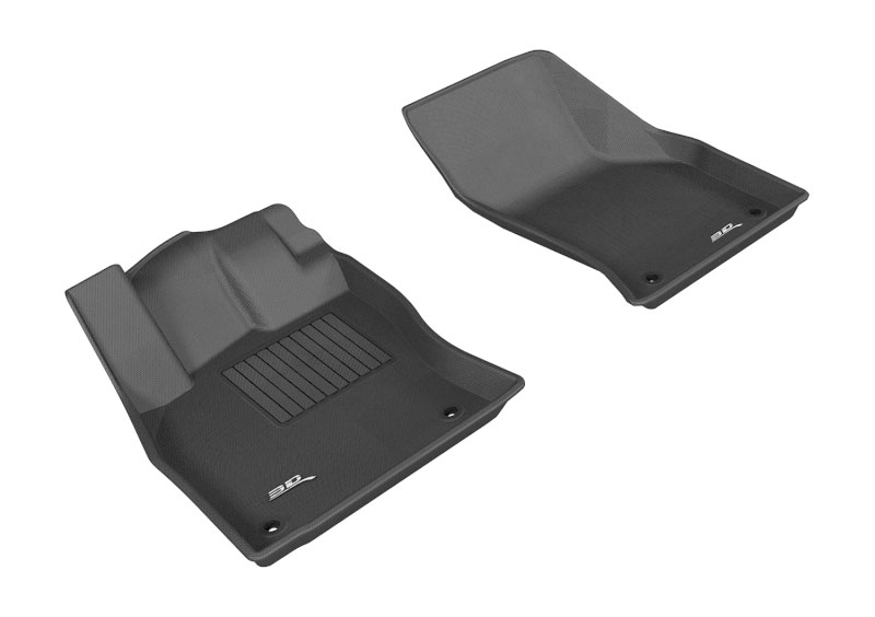 3D Maxpider l1ad03311509 | 3D MAXpider 2015-2020 Audi A3/A3 Sportback E-Tron/RS3/S3 Kagu 1st Row Floormat - Black; 2015-2020