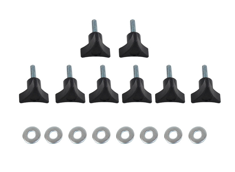 Kentrol 70007 | 1997 Jeep Wrangler TJ-02 Hardtop Screws - Textured Black; 2002-2002