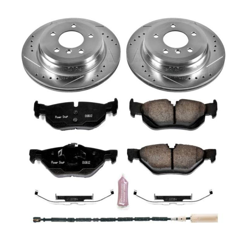 PowerStop k7008 | Power Stop 13-15 BMW X1 Rear Z23 Evolution Sport Brake Kit; 2013-2015