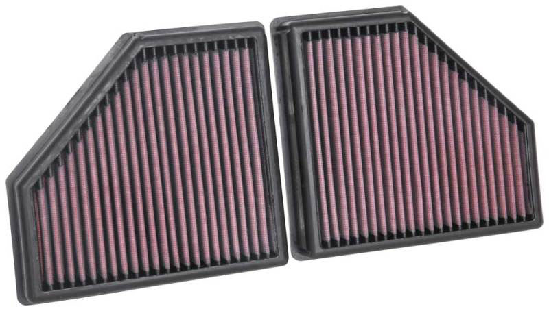 K&N Engineering 335086 | K&N 16-19 BMW 750i L6-4.4L F/I Replacement Drop In Air Filter; 2016-2019