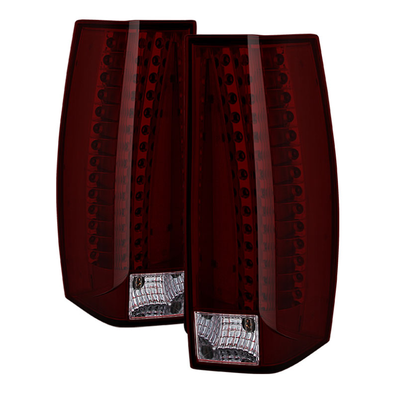 SPYDER 9030505 | Xtune Cadillac Escalade 07-14 OE Style Tail Lights Red Smoked ALT-JH-CAESC07-OE-RSM; 2007-2014