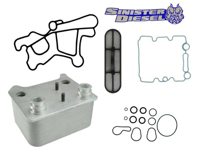 Sinister Diesel sd-oc-6.0 | 03-07 Ford Powerstroke 6.0L Oil Cooler kit; 2003-2007