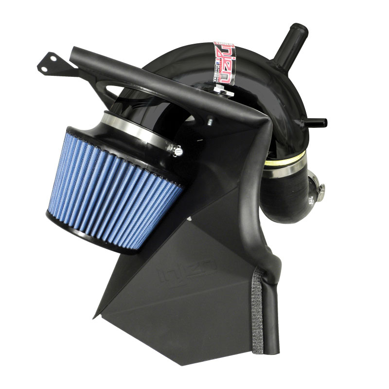 Injen SP1387BLK | Short Ram Intake Hyundai Genesis 2.0L turbo Tuned Air Intake with MR Technology, powder coated Air Box, Super Nano-Web Dry Filter, Black; 2013-2014