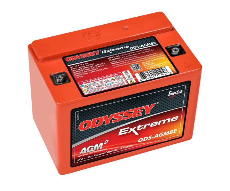 Odyssey Battery odsagm8e | Powersport Extreme AGM Battery (PC310)