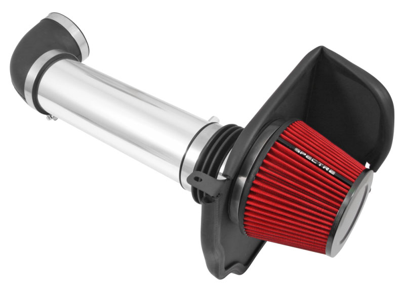 Spectre 9036 | 11-17 Dodge Challenger/Charger 5.7L V8 Air Intake Kit - Polished w/Red Filter; 2011-2017