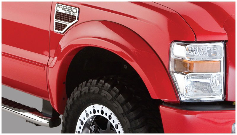 Bushwacker 20057-02 | 08-10 Ford F-250 Super Duty OE Style Flares 2pc - Black; 2008-2010