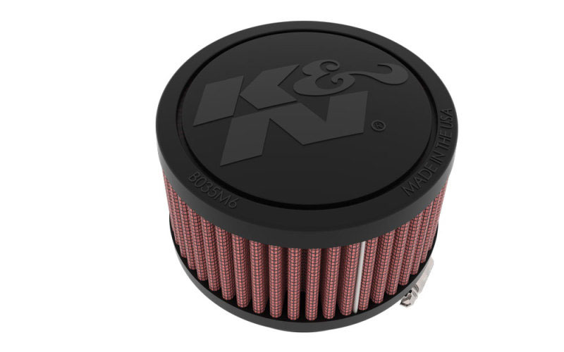 K&N Engineering ru1900 | K&N Universal Clamp-On Air Filter 2.25in Flange ID 3.5in OD 2in Height