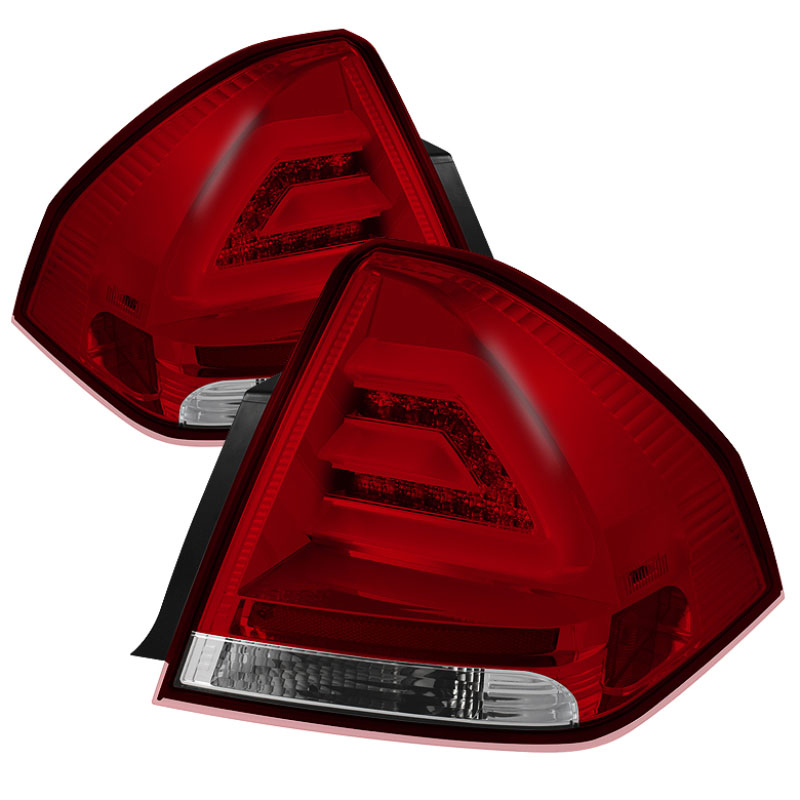 SPYDER 5076403 | Spyder Chevy Impala Impala Limiited LED Tail Lights - Red Clear - (ALT-YD-CHIP06-LED-RC); 2006-2013