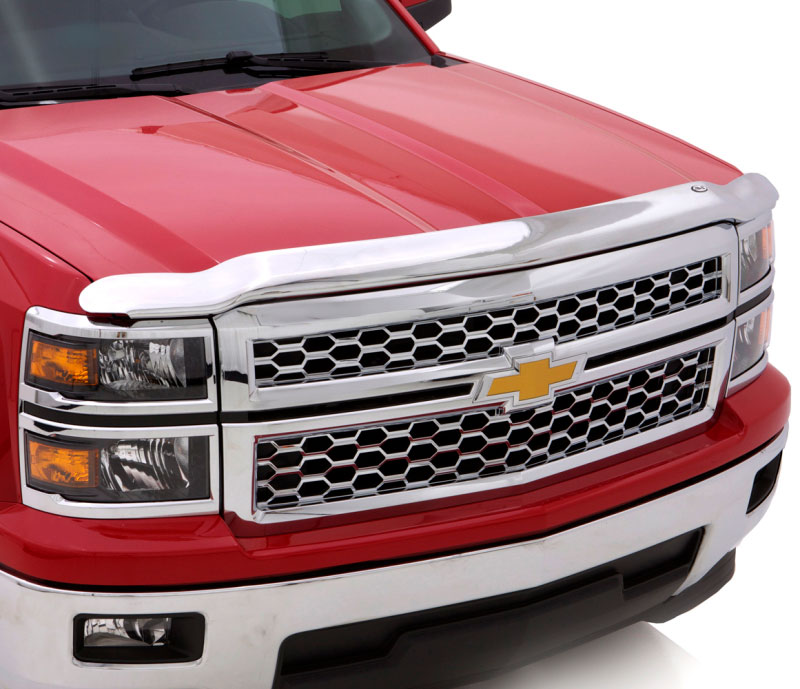 AVS 2019 Chevrolet Silverado 1500 High Profile Hood Shield - Chrome ...