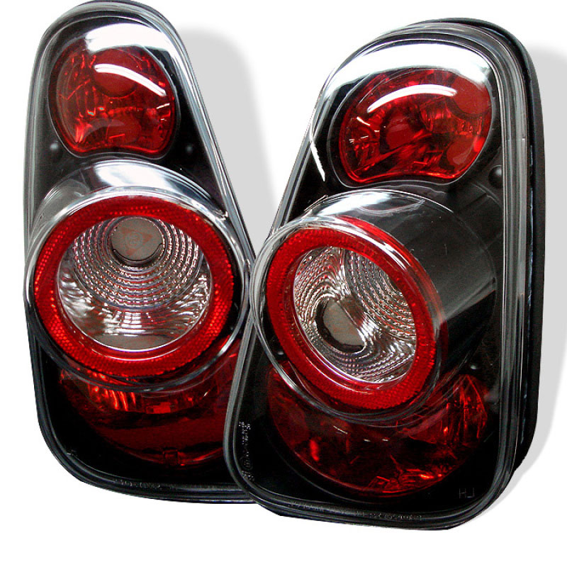 SPYDER 5006240 | Spyder Mini Cooper / Cooper Convertibles Altezza Tail Lights - Black - (ALT-YD-MC02-BK); 2002-2006