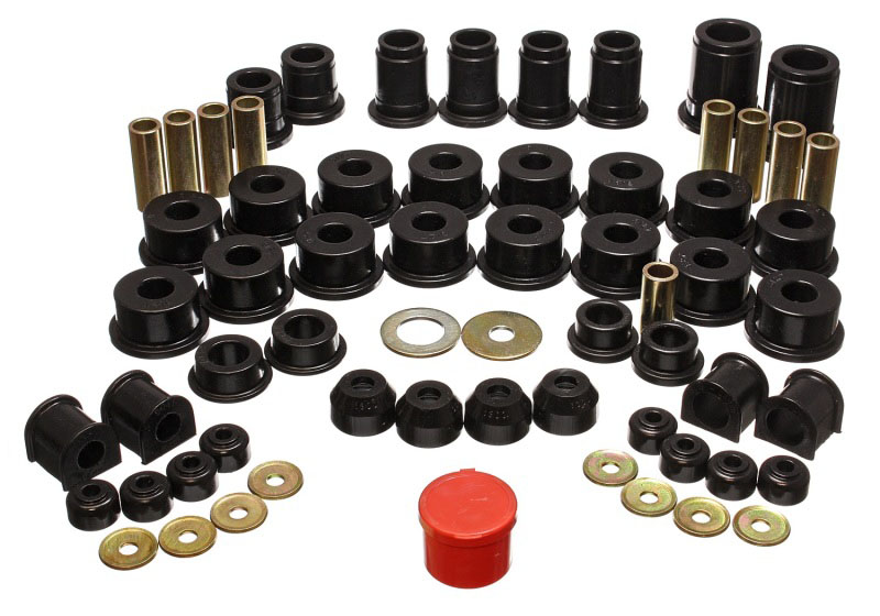 Energy Suspension 8.18103g | 90-95 Toyota 4 Runner 2WD/4WD Black Hyper-Flex Master Bushing Set; 1990-1995