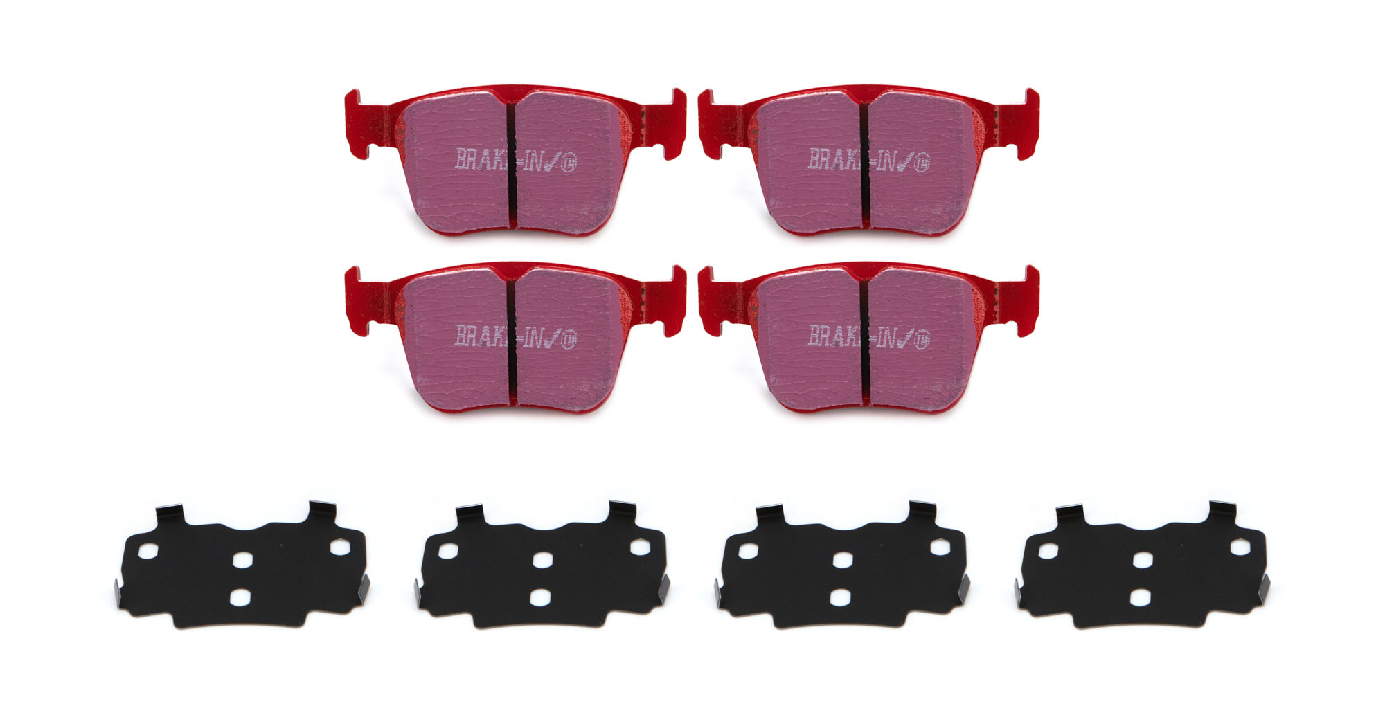 EBC dp32153c | 2014+ Audi A3 1.8 Turbo (w/Electronic Parking Brake) Redstuff Rear Brake Pads; 2014-2023