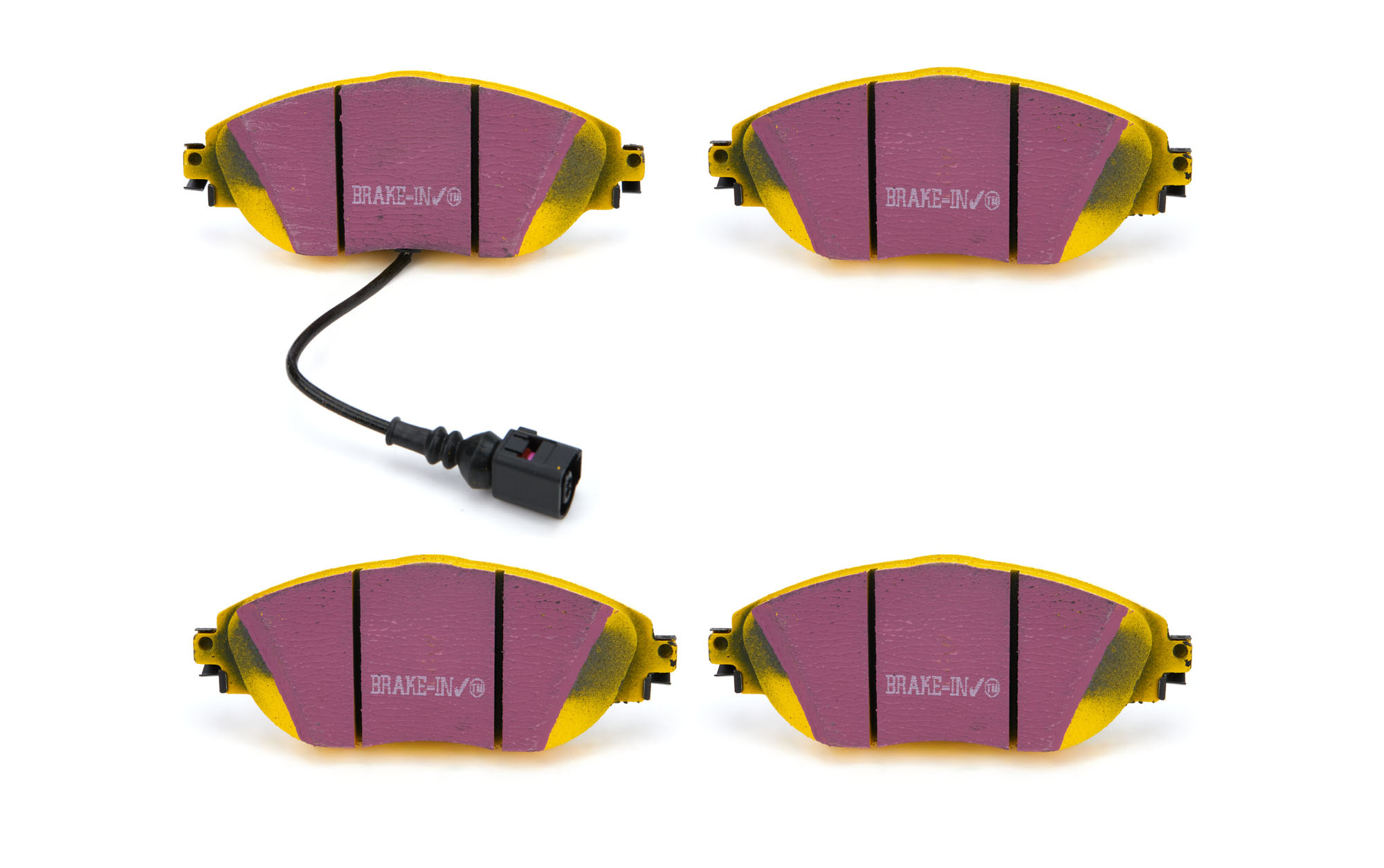 EBC dp42127r | 14+ Audi S3 2.0 Turbo Yellowstuff Front Brake Pads; 2014-2023