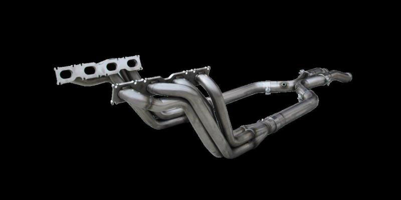 American Racing Headers MBC63-08178300LSWC | ARH Mercedes C63 1-7/8in x 3in Headers, Catted 3in X-Pipe with Rear Connection Pipes; 2008-2015