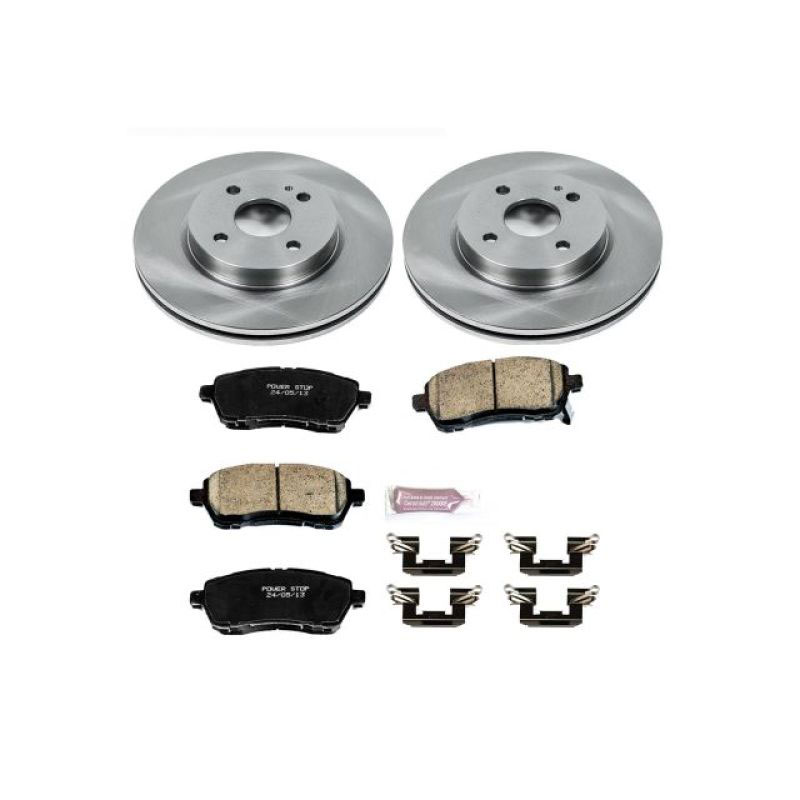 PowerStop koe6344 | Power Stop 11-14 Mazda 2 Front Autospecialty Brake Kit; 2011-2014