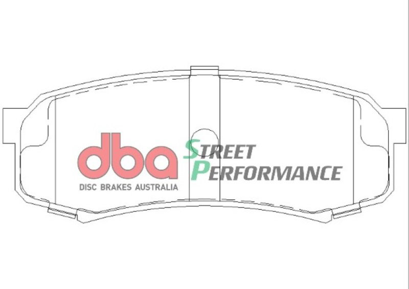 DBA db1200sp | 03-09 Toyota 4Runner SP500 Rear Brake Pads; 2003-2009