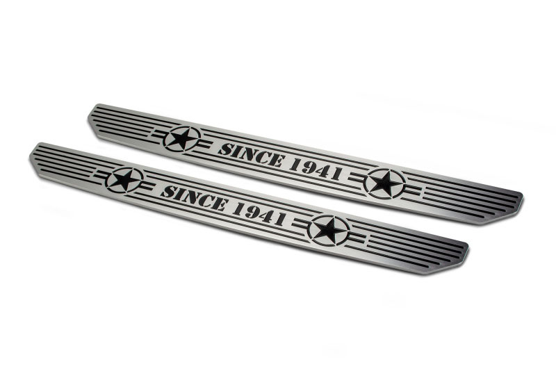 DV8 Offroad d-jl-180014-str2 | 2018-2019 Jeep Gladiator JL Front Sill Plates; 2018-2022