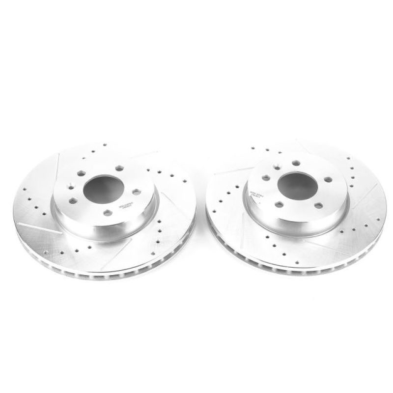 PowerStop ar82161xpr | Power Stop 13-18 Cadillac ATS Front Evolution Drilled & Slotted Rotors - Pair; 2013-2018