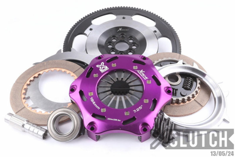 XClutch xkhn185232b | 02-06 Acura RSX Base 2.0L 7.25in Twin Sprung Ceramic Clutch Kit; 2002-2006