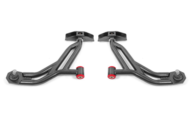 BMR Suspension aa750h | 05-14 Ford Mustang Lower A-Arms - Black Hammertone - Non-Adjustable; 2005-2014