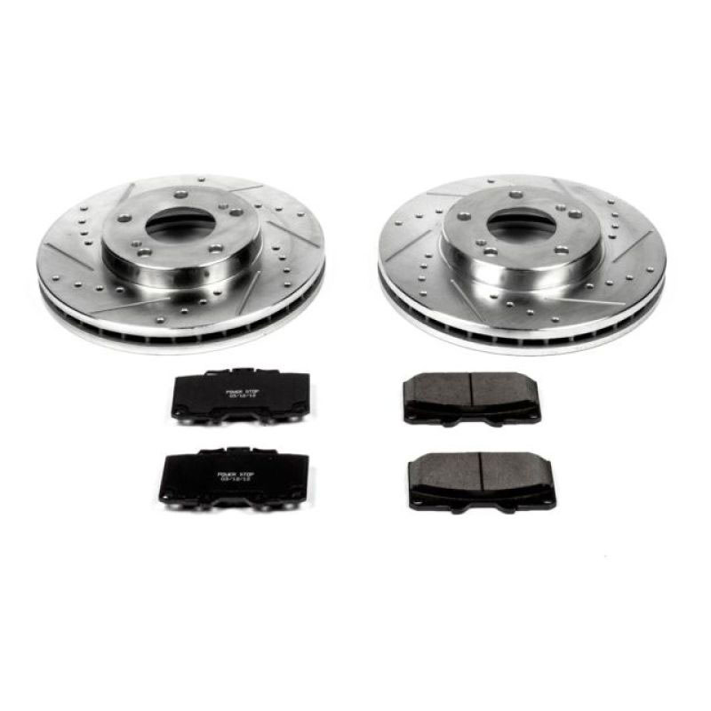 PowerStop k3100 | Power Stop 89-96 Nissan 300ZX Front Z23 Evolution Sport Brake Kit; 1989-1996