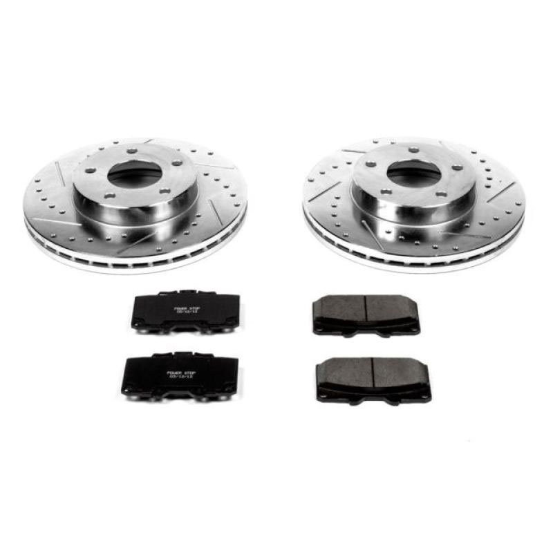 PowerStop k2973 | Power Stop 89-90 Nissan 300ZX Front Z23 Evolution Sport Brake Kit; 1989-1990