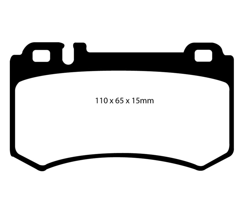 EBC ud984 | 06 Mercedes-Benz E55 AMG 5.4 Supercharged (4 Pad Set) Ultimax2 Rear Brake Pads