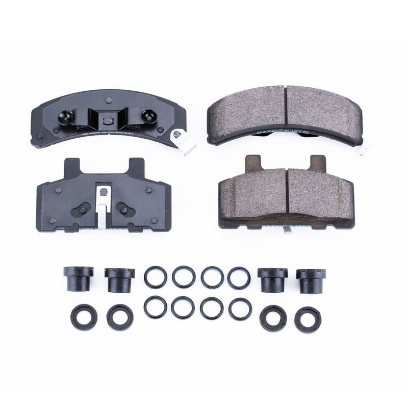 PowerStop 17368 | Power Stop 88-91 Chevrolet C1500 Front Z17 Evolution Ceramic Brake Pads w/Hardware; 1988-1991