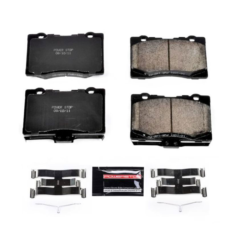 PowerStop z23-1091 | Power Stop 05-12 Acura RL Front Z23 Evolution Sport Brake Pads w/Hardware; 2005-2012