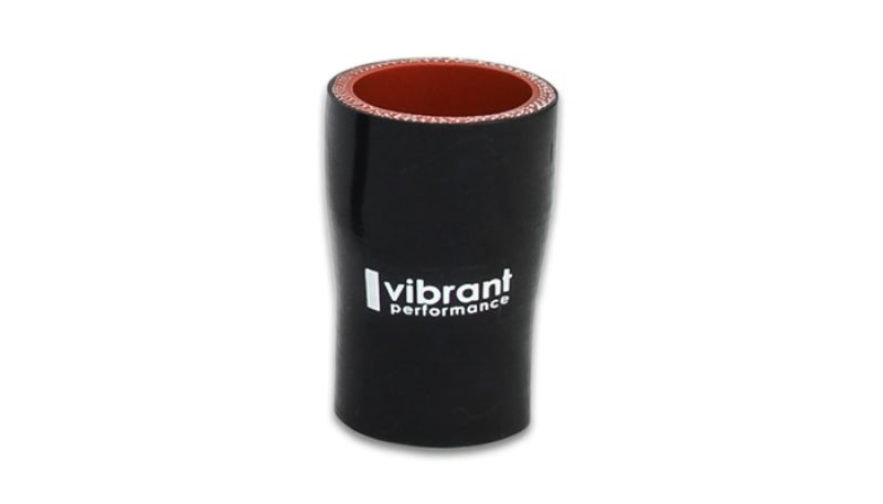 Vibrant 2921 | 4 Ply Reducer Coupling 1.25in x 1.50in x 3in Long (BLACK)