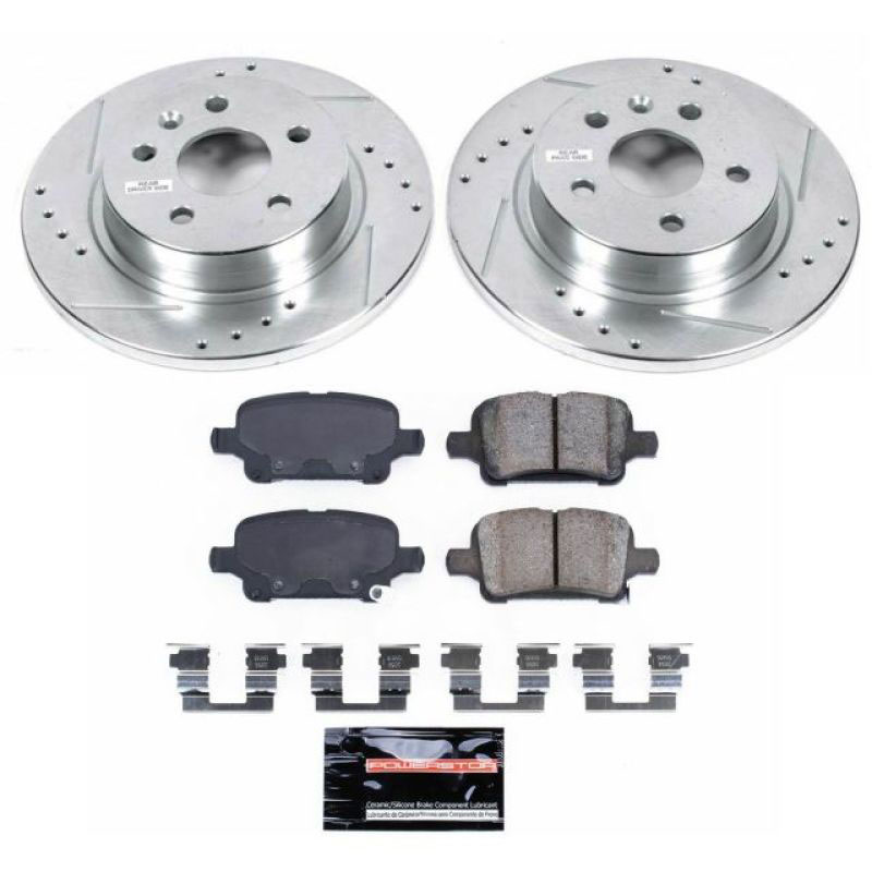 PowerStop k7896 | Power Stop 2016 Chevrolet Cruze Rear Z23 Evolution Sport Brake Kit; 2016-2016