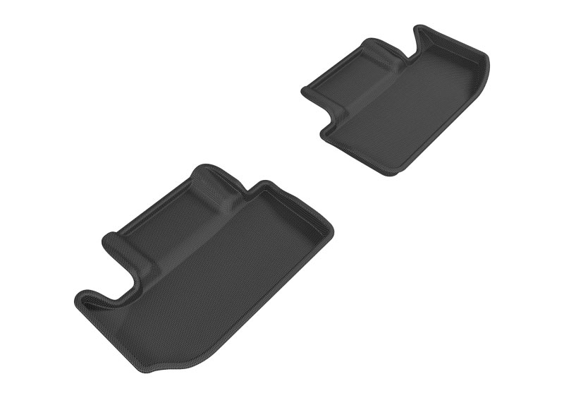 3D Maxpider l1dg02421509 | 3D MAXpider 2011-2020 Dodge Challenger Kagu 2nd Row Floormats - Black; 2011-2020